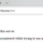 WordPress で404ページが表示されない。